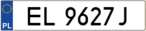 Truck License Plate